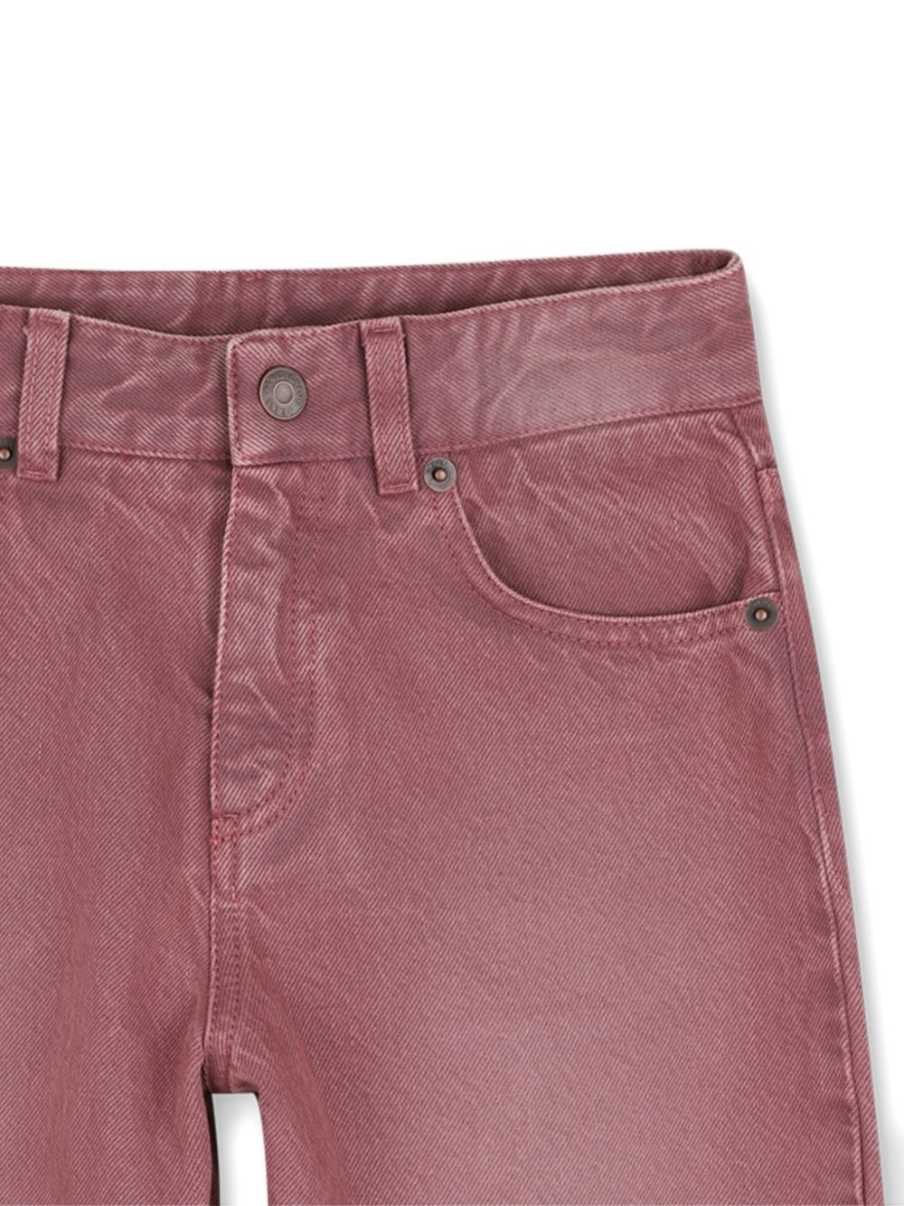 Jeans per bambina Chloé Kids rosa con design a cinque tasche C21393 Z34 CHLOE' KIDS 