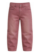 Jeans per bambina Chloé Kids rosa con design a cinque tasche C21393 Z34 CHLOE' KIDS 
