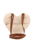 Borsa a spalla per bambina Chloé Kids beige a forma di cuore C21397 P02 CHLOE' KIDS 