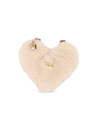Borsa a spalla per bambina Chloé Kids beige a forma di cuore C21397 P02 CHLOE' KIDS 