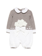 Tutina per neonata Colorichiari beige con colletto alla Peter Pan FF648627 2088 9720 COLORICHIARI 