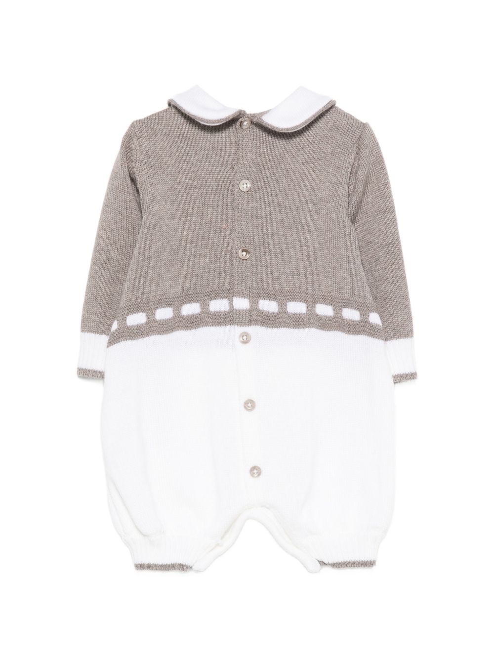 Tutina per neonata Colorichiari beige con colletto alla Peter Pan FF648627 2088 9720 COLORICHIARI 
