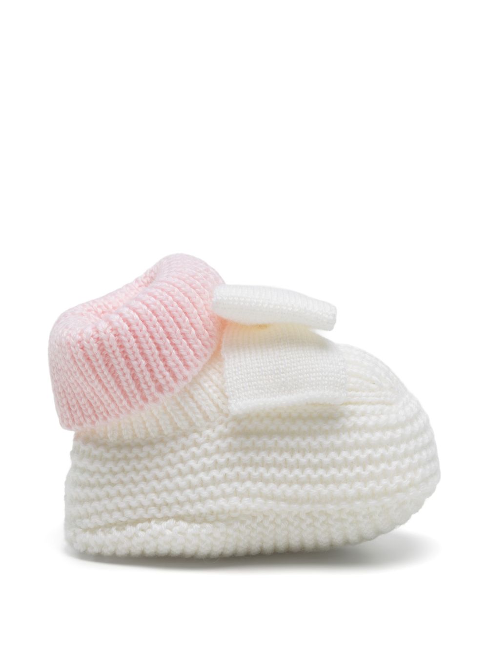 Scarpine primi passi per neonata Colorichiari bianco con design lavorato a maglia FF758588 2088 8020 COLORICHIARI 