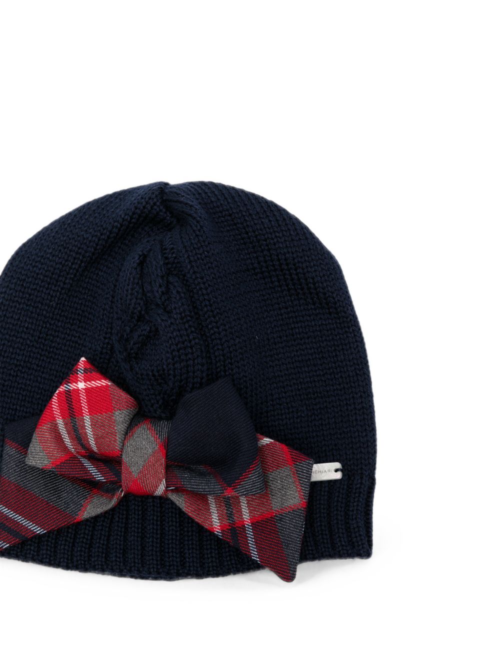 Cappello per neonata Colorichiari blu con dettaglio fiocco FF788760 2088a 60 COLORICHIARI 