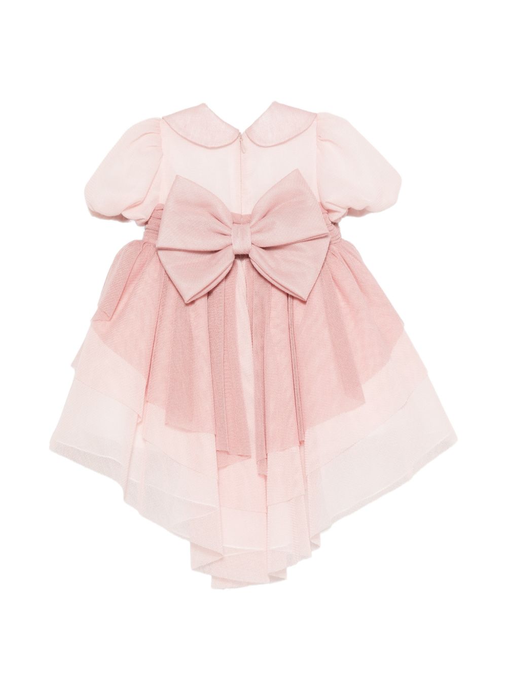 Abito per neonata Colorichiari rosa con applicazione a fiori FN108681 5028 83 COLORICHIARI 