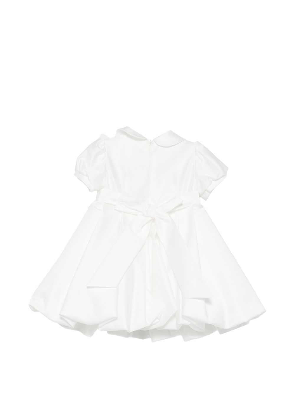 Abito per neonata Colorichiari bianco con ruches FN108685 3232 20 COLORICHIARI 