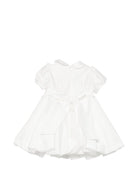 Abito per neonata Colorichiari bianco con ruches FN108685 3232 20 COLORICHIARI 
