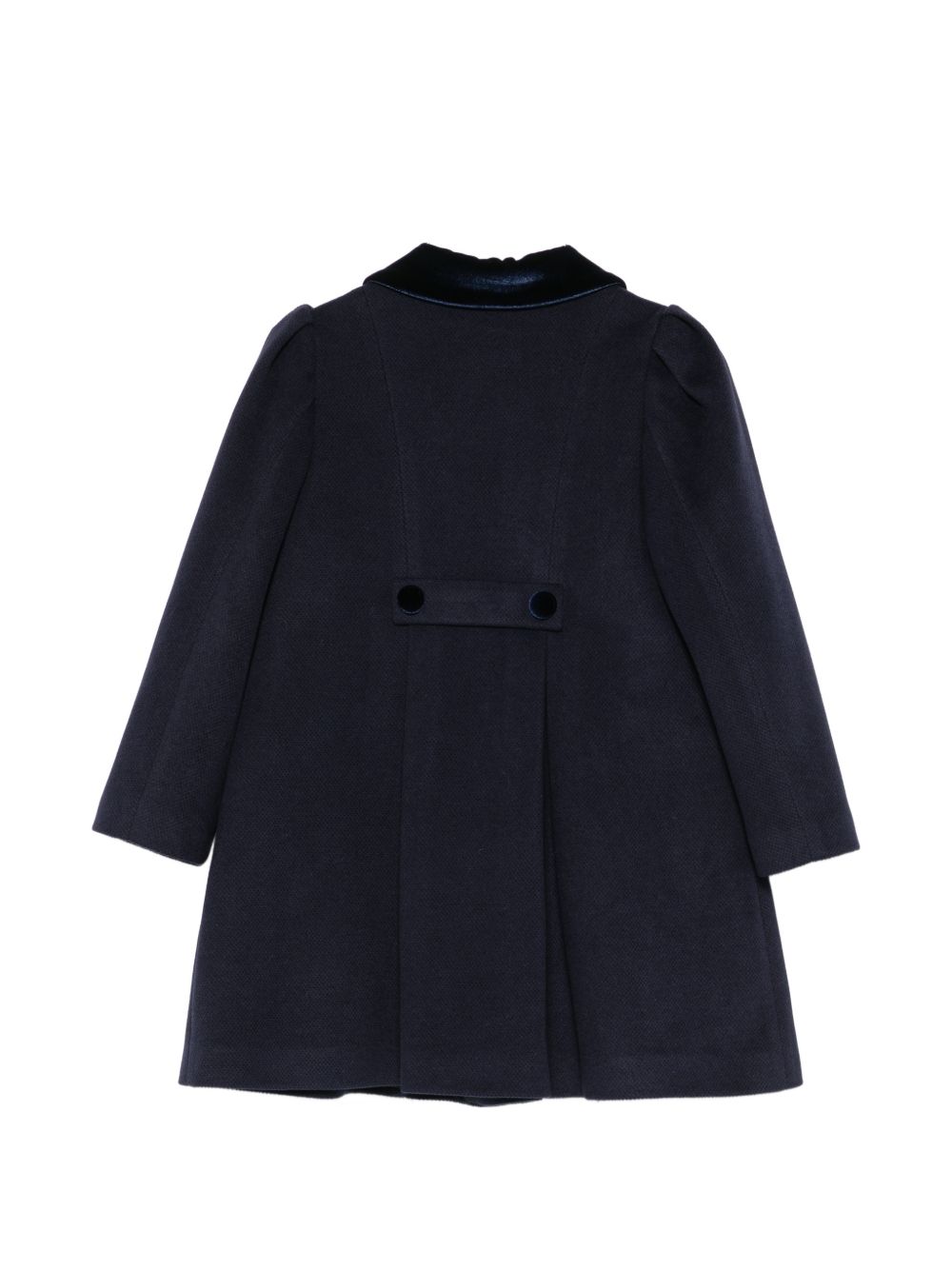 Cappotto per bambina Colorichiari blu navy con orlo a smerlo FN118850 3030a 60 COLORICHIARI 