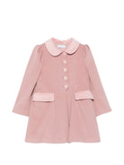 Cappotto per bambina Colorichiari rosa con colletto alla Peter Pan FN118850 5047a 81 COLORICHIARI KIDS 