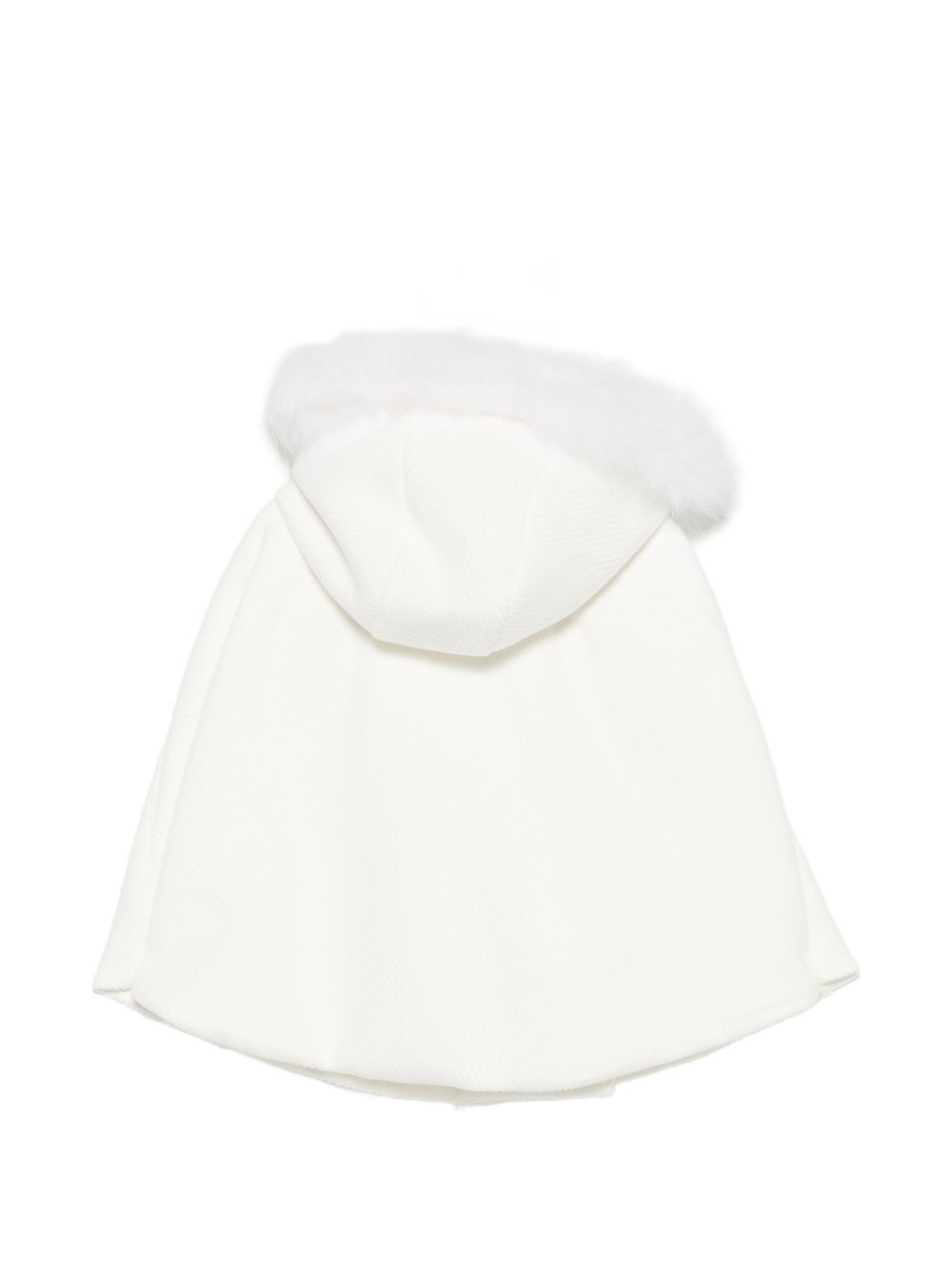 Cappotto per neonata Colorichiari bianco con dettaglio fiocco FN178849 5046 15 COLORICHIARI 