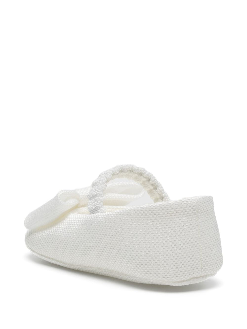 Ballerine per neonata Colorichiari bianche con dettaglio fiocco sul davanti FN958812 2852 15 COLORICHIARI 