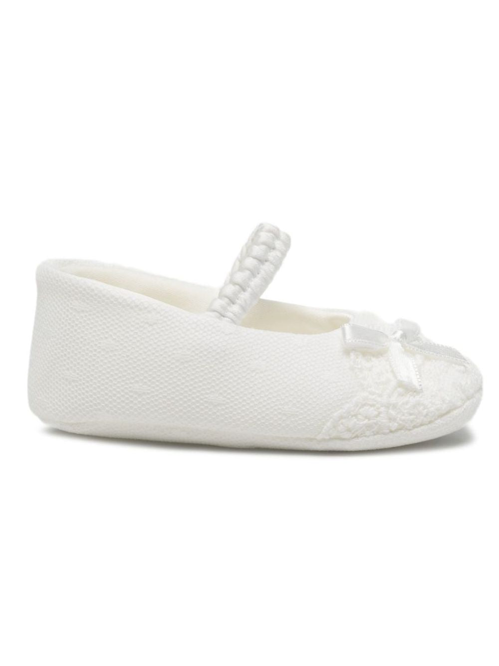 Ballerine per neonata Colorichiari bianche con inserto a pizzo FN958816 5023 15 COLORICHIARI 