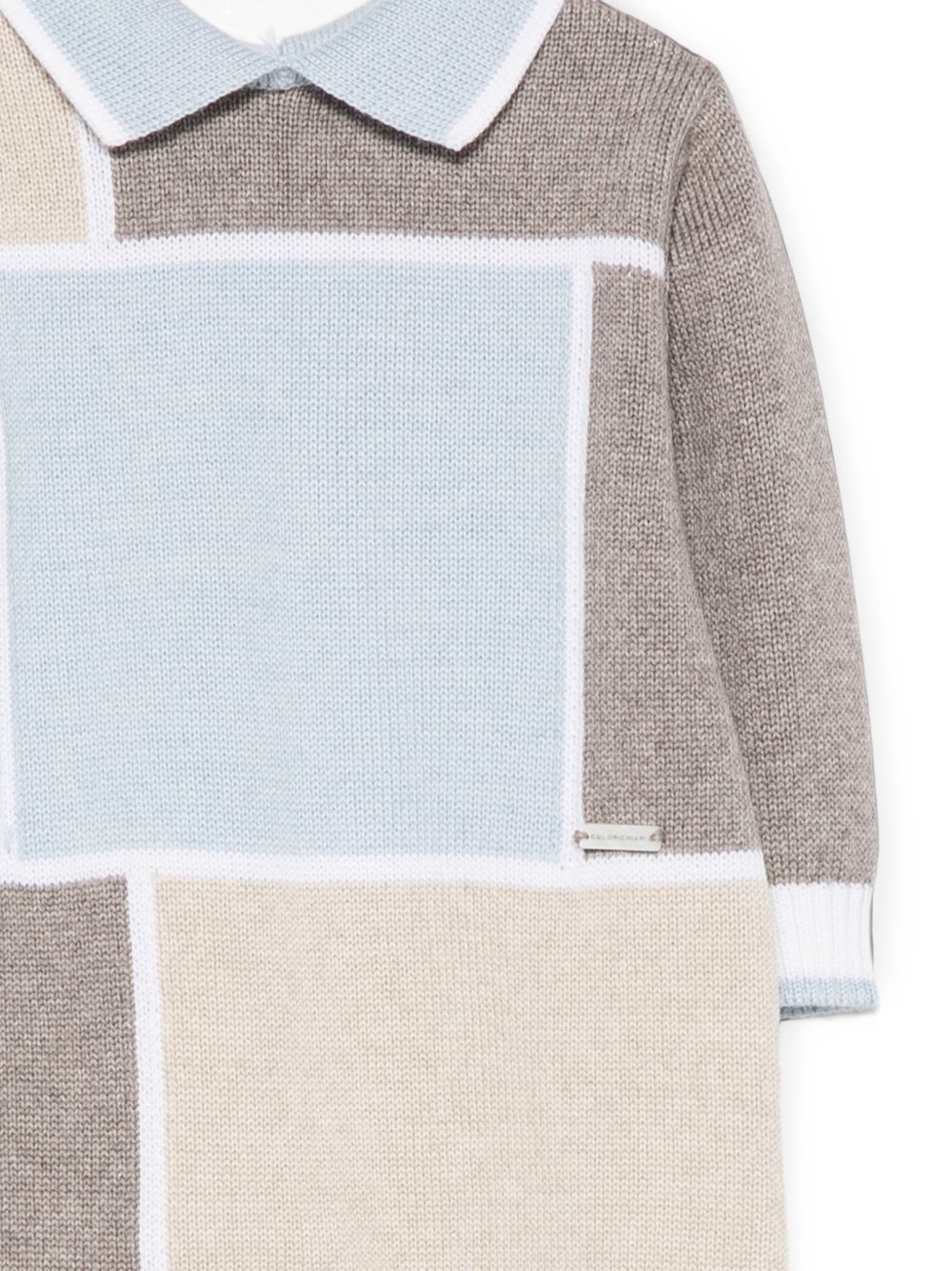 Tutina per neonato Colorichiari multicolore con design color-block MF168596 2088a 5123 COLORICHIARI 
