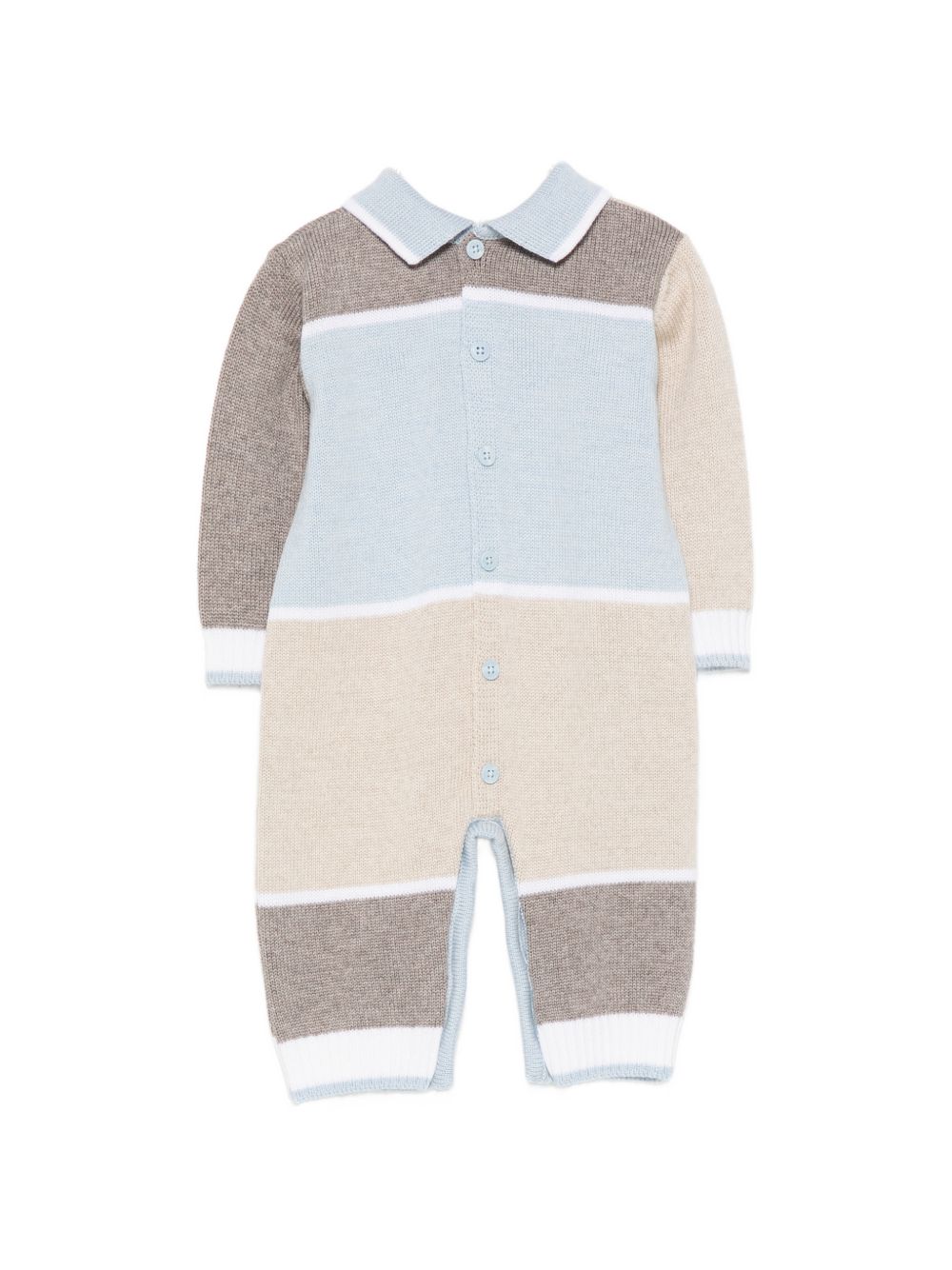 Tutina per neonato Colorichiari multicolore con design color-block MF168596 2088a 5123 COLORICHIARI 