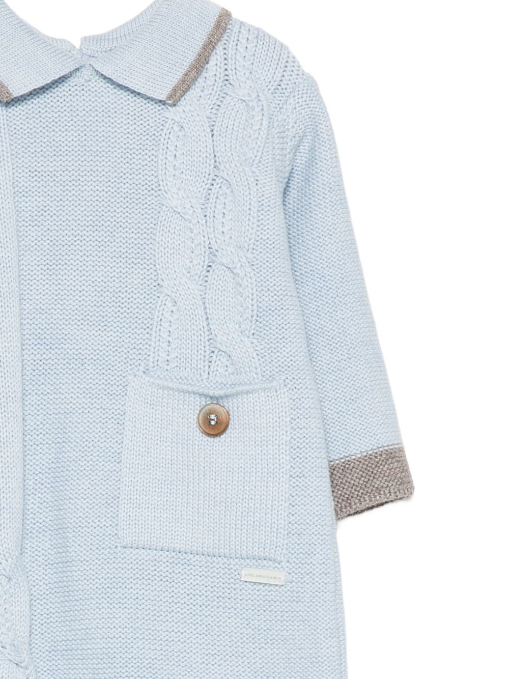 Tutina per neonato Colorichiari azzurra con trama intrecciata MF168639 2088 5197 COLORICHIARI 