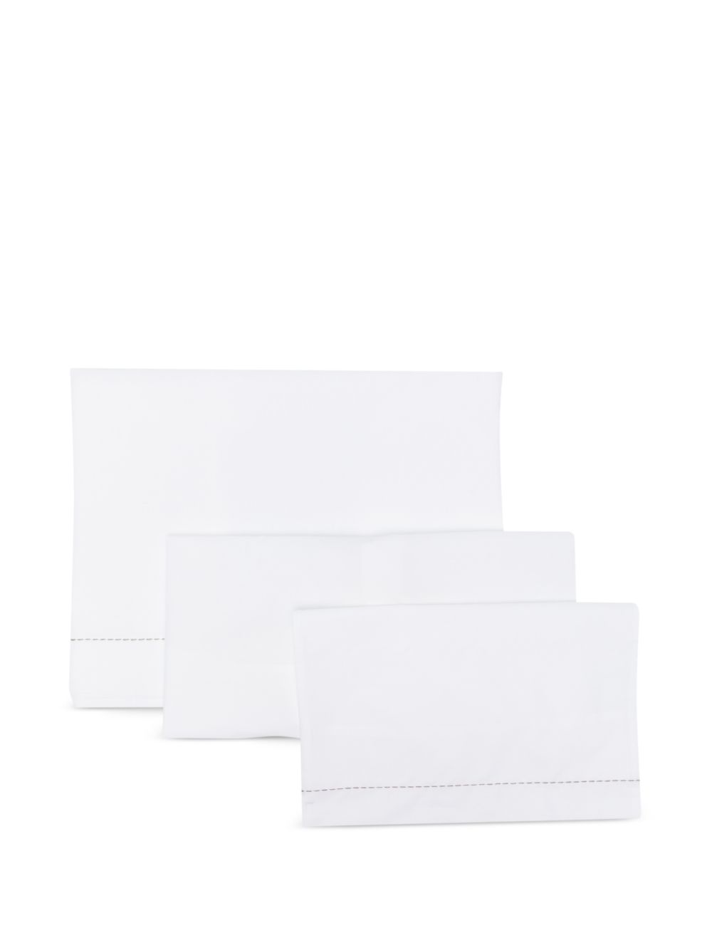 Set tre copertine per neonati Colorichiari bianche con orlo elasticizzato MF728643 2300 5197 COLORICHIARI 