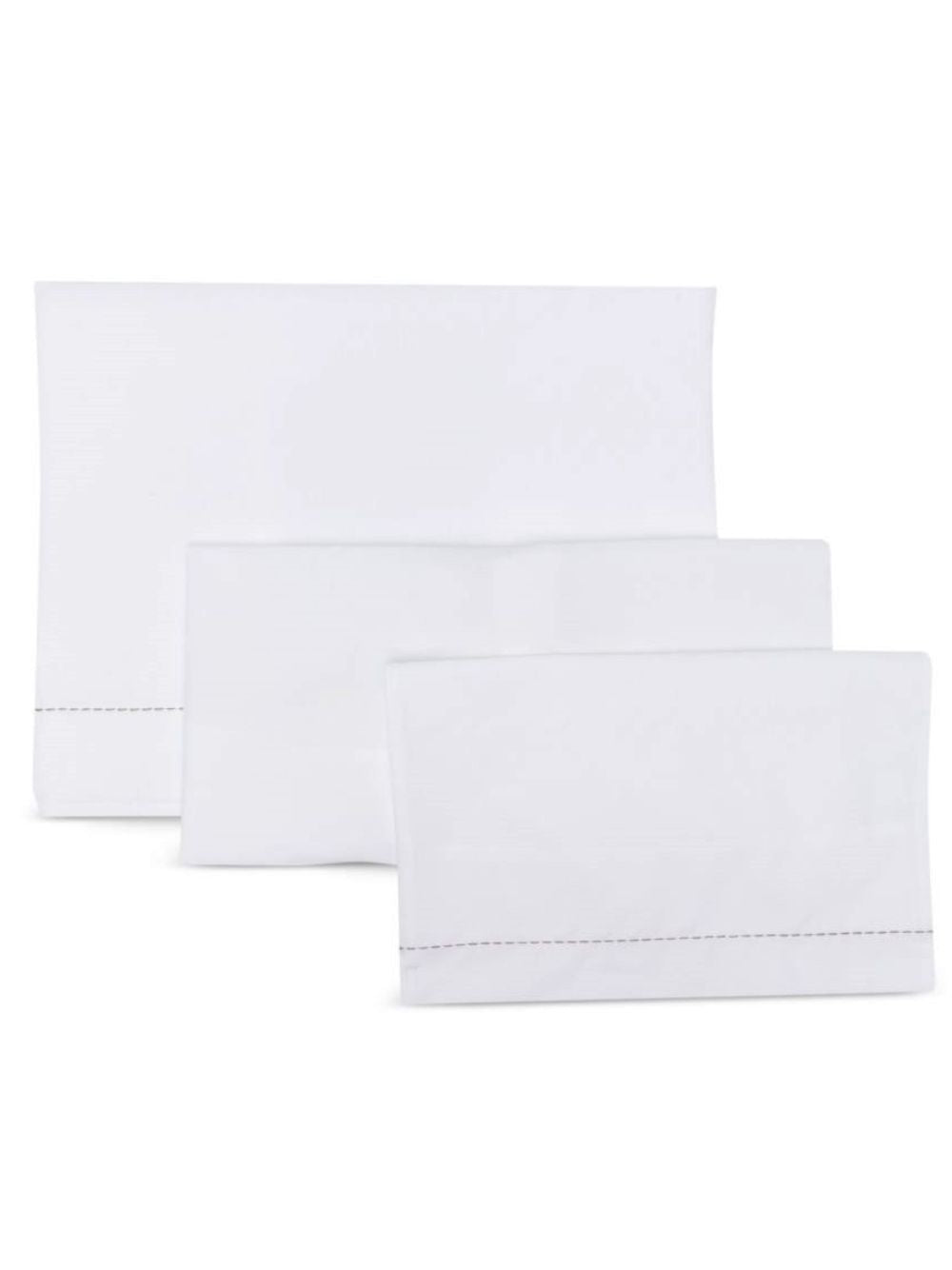 Set tre copertine per neonati Colorichiari bianche con orlo elasticizzato MF728643 2300 5197 COLORICHIARI 