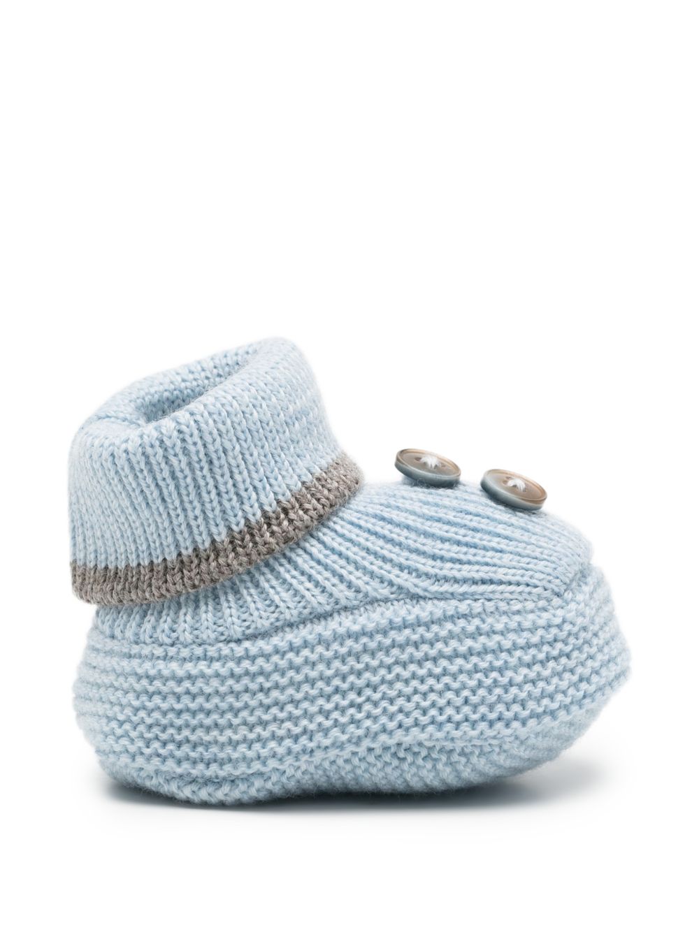 Scarpine primi passi per neonato Colorichiari azzurre con dettagli bottoni sul davanti MF758661 2088 5197 COLORICHIARI 