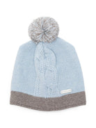 Cappello per neonato Colorichiari azzurro con pompon MF788640 2088 5197 COLORICHIARI 