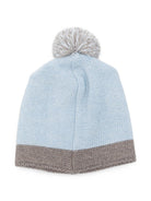 Cappello per neonato Colorichiari azzurro con pompon MF788640 2088 5197 COLORICHIARI 