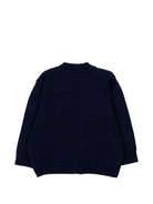 Cardigan per neonato Colorichiari blu con bottoni color oro MF848757 2088 60 COLORICHIARI 