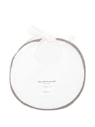 Bavaglino per neonato Colorichiari bianco con logo ricamato sul davanti MI238644 2253 5197 COLORICHIARI 