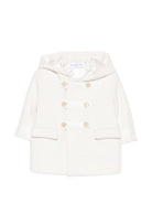 Cappotto per neonato Colorichiari bianco con finitura in feltro MN118825 4729a 20 COLORICHIARI 