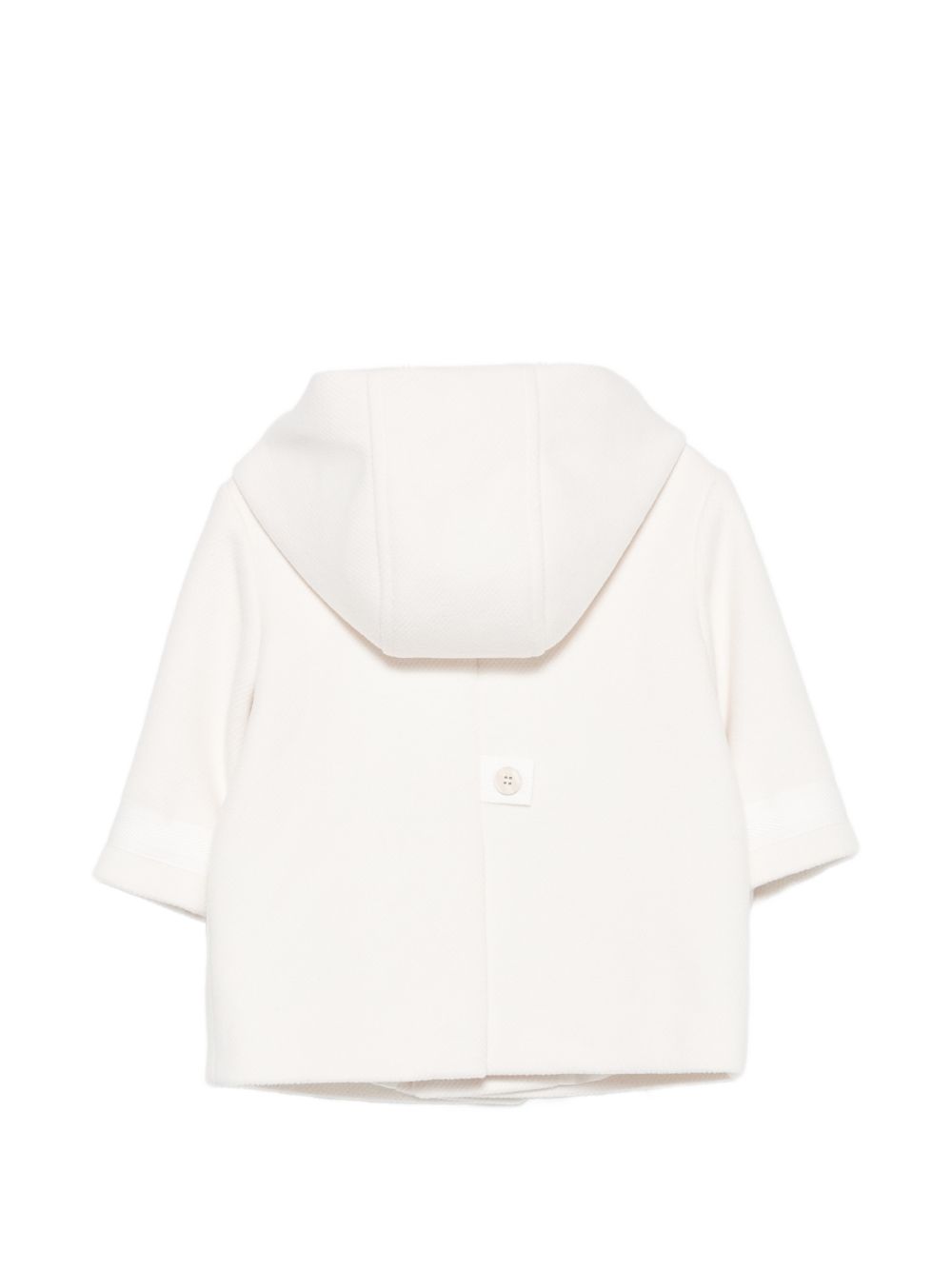 Cappotto per neonato Colorichiari bianco con finitura in feltro MN118825 4729a 20 COLORICHIARI 