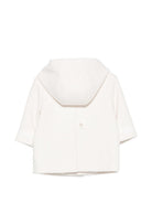 Cappotto per neonato Colorichiari bianco con finitura in feltro MN118825 4729a 20 COLORICHIARI 