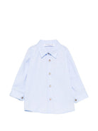 Set giacca camicia e pantaloni e papillon per neonato Colorichiari marrone con design gessato MN508737 5018a 28 COLORICHIARI 