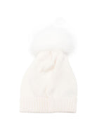 Berretto per neonati Colorichiari bianco con design lavorato a maglia MN788808 5019 20 COLORICHIARI 