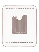 Coperta per neonati Colorichiari bianco con design lavorato a maglia FF778603 2088 9720 COLORICHIARI KIDS 
