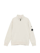 Felpa per bambino C.P.Company grigio con zip CMF01PLCA76 10024 C.P.COMPANY KIDS 