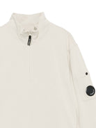 Felpa per bambino C.P.Company grigio con zip CMF01PLCA76 10024 C.P.COMPANY KIDS 