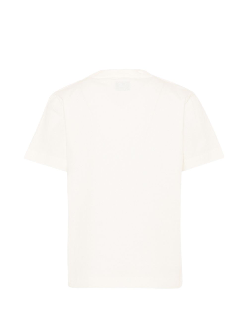 T-shirt per bambino C.P. Company Kids bianca con logo sul davanti CMM00ULAA17 10135 C.P.COMPANY KIDS 