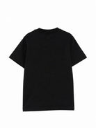 T-shirt per bambino C.P. Company Kids nera con logo sul davanti CMM00ULAA17 60100 C.P.COMPANY KIDS 