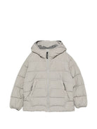 Giubbino per bambin C.P. Company Kids grigio con cappuccio classico CMS01BL3C00 61820 C.P.COMPANY KIDS 