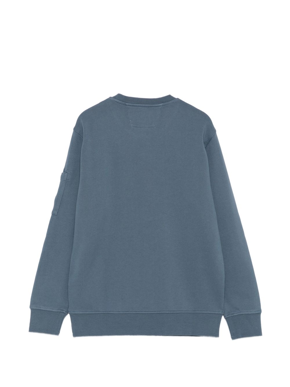 Felpa per bambino C.P. Company Kids blu con dettaglio lente sulla manica COF00XLCA76 41125 C.P.COMPANY KIDS 