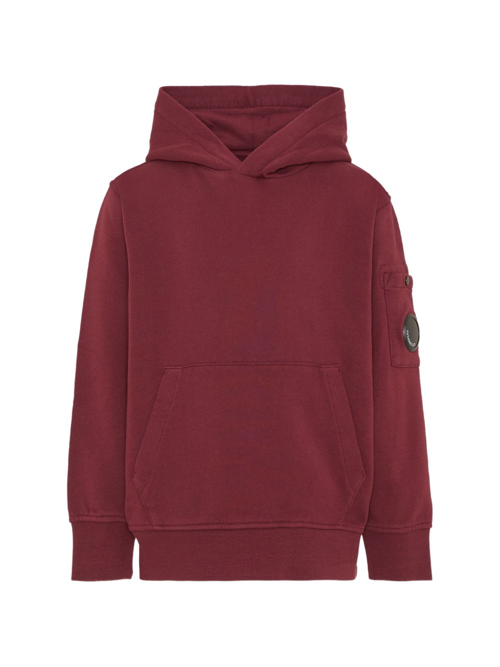 Felpa per bambino C.P.Company rosso con cappuccio<BR/><BR/> COF00YLCA76 51686 C.P.COMPANY KIDS 