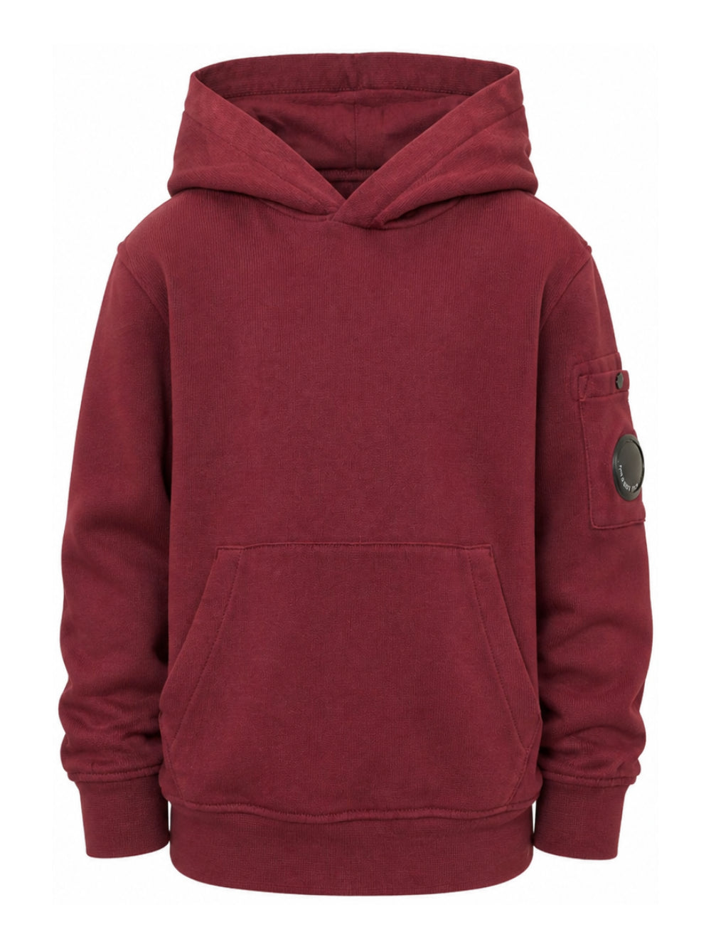 Felpa per bambino C.P.Company rosso con cappuccio<BR/><BR/> COF00YLCA76 51686 C.P.COMPANY KIDS 