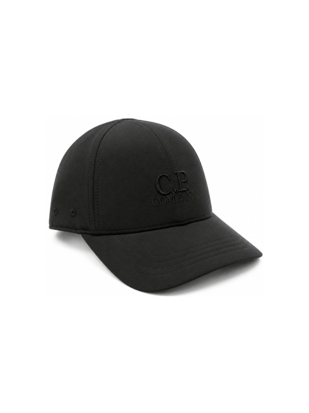 Cappello per bambino C.P. Company Kids nero con logo ricamato sul davanti CQX005L3A97 60100 C.P.COMPANY KIDS 