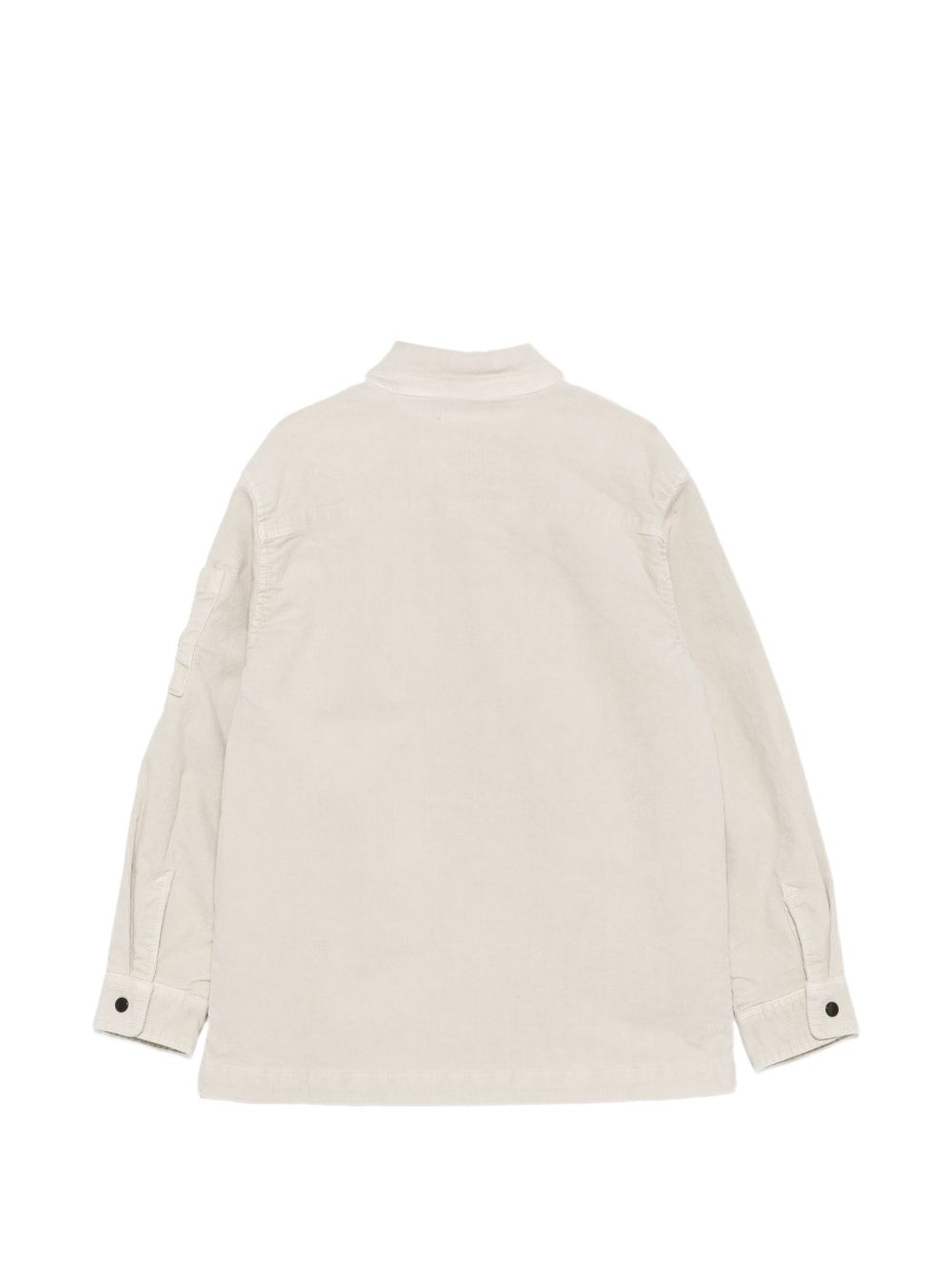 Camicia per bambino C. P. Company Kids beige in velluto a coste CUC00QLVC00 10024 C.P.COMPANY KIDS 
