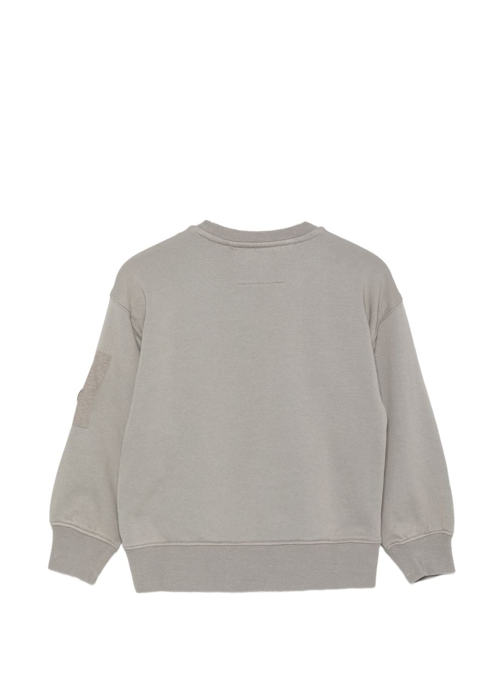 Felpa per bambino C.P. Company Kids grigio con tasca con zip sulla manica CUF023LCA76 60503 C.P.COMPANY KIDS 