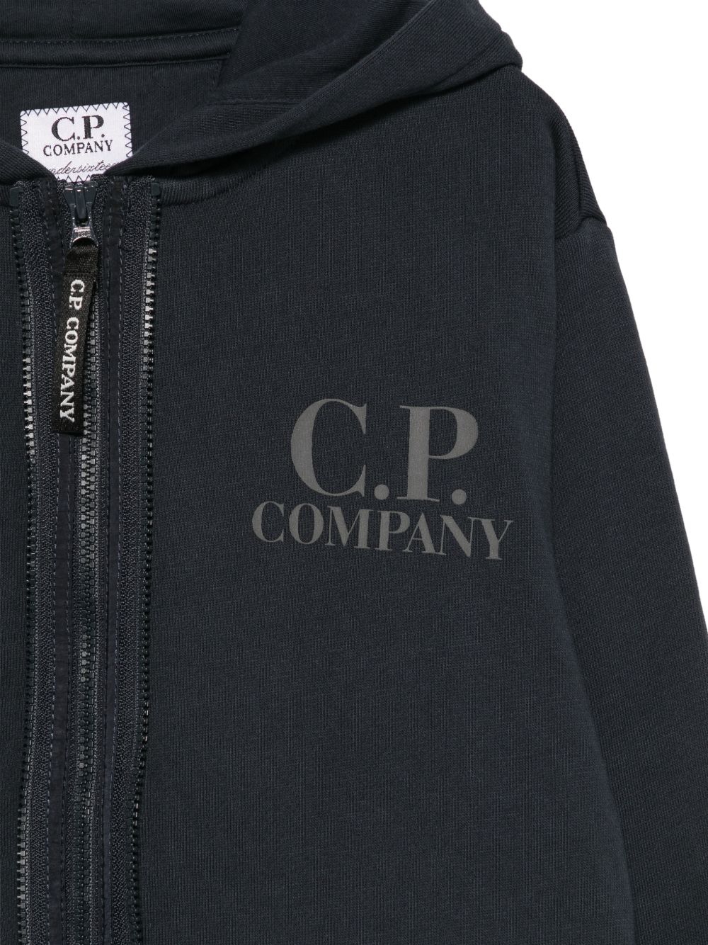 Felpa per bambino C.P.Company Kids nero con dettaglio lente sul davanti CUF024LCA76 41150 C.P.COMPANY KIDS 