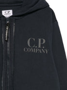 Felpa per bambino C.P.Company Kids nero con dettaglio lente sul davanti CUF024LCA76 41150 C.P.COMPANY KIDS 