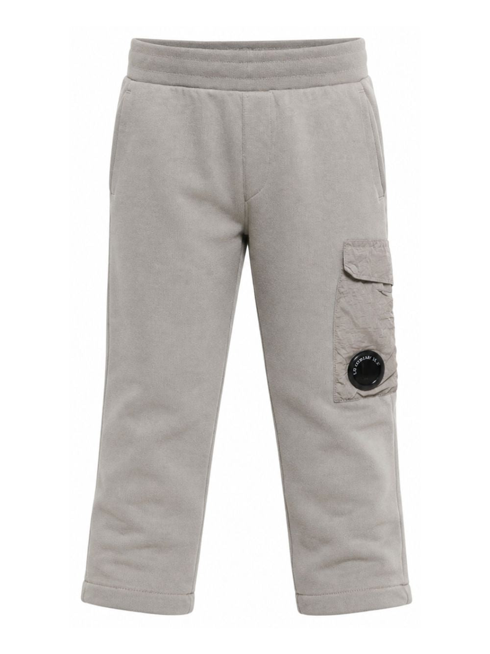 Pantaloni per bambino C.P. Company Kids grigio con tasca cargo laterale CUP01LLCA76 60503 C.P.COMPANY KIDS 
