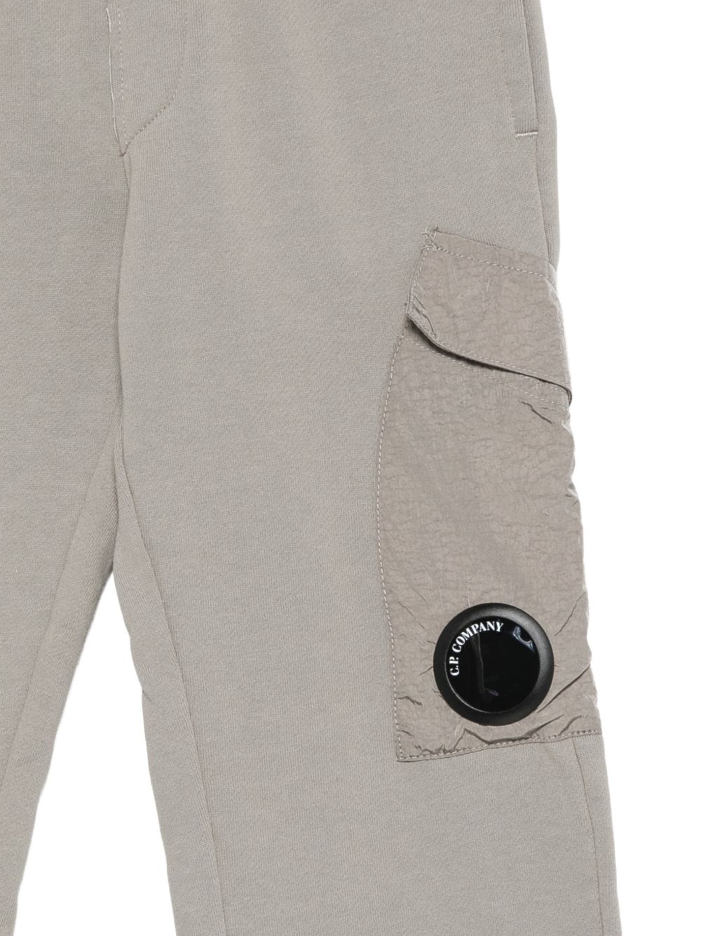 Pantaloni per bambino C.P. Company Kids grigio con tasca cargo laterale CUP01LLCA76 60503 C.P.COMPANY KIDS 