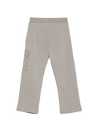 Pantaloni per bambino C.P. Company Kids grigio con tasca cargo laterale CUP01LLCA76 60503 C.P.COMPANY KIDS 