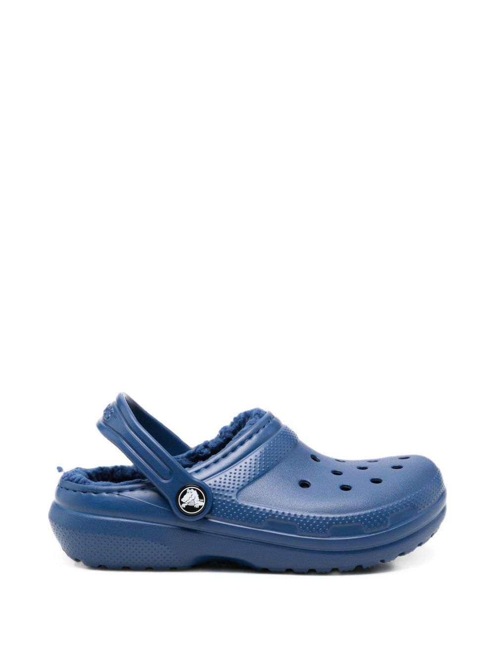 Ciabatte per bambino Crocs Kids blu con fodera in pile 207010 RBBL CROCS KIDS 