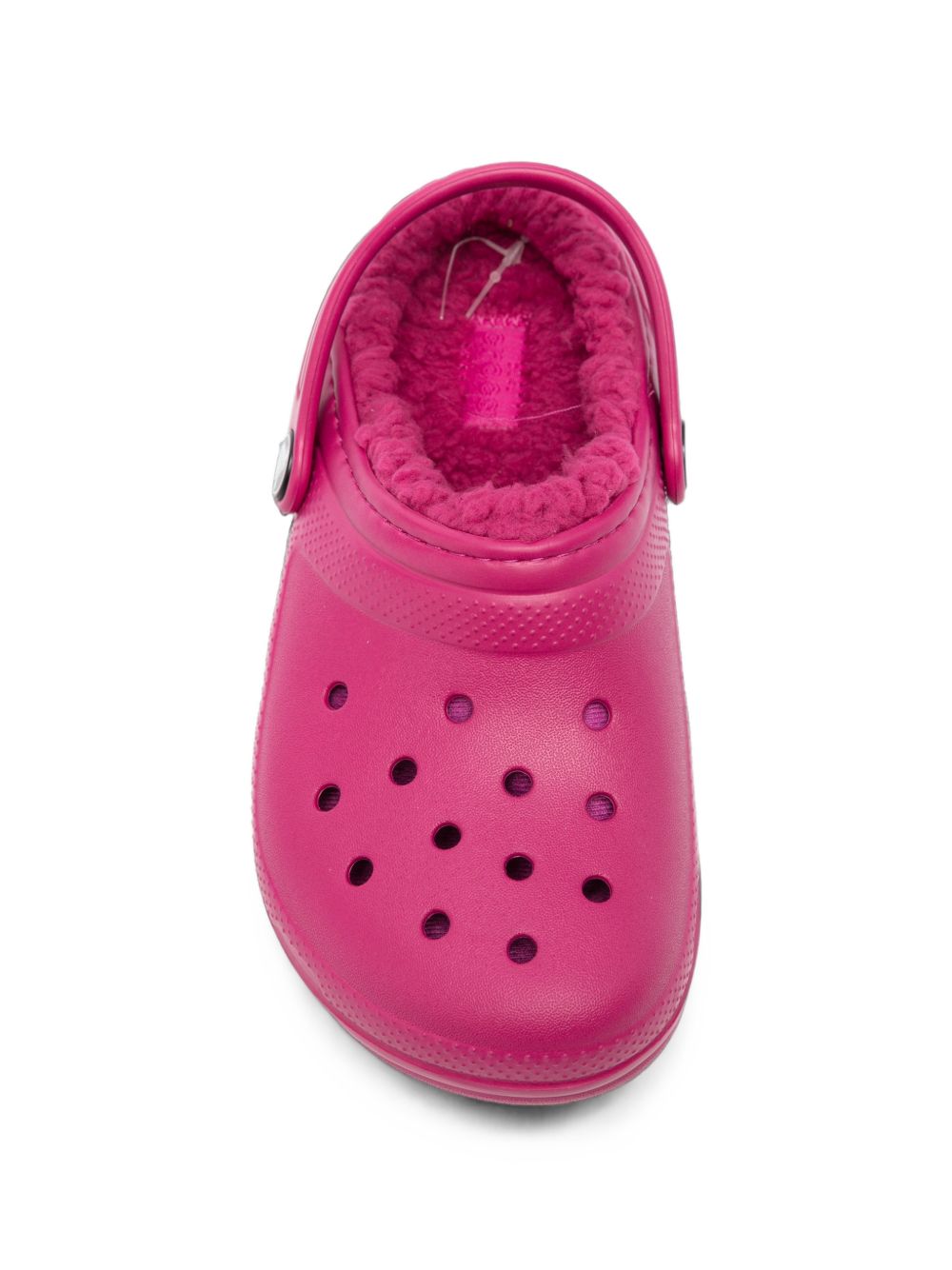 Ciabatte per bambina Crocs Kids fucsia con fodera in pile 207010 ROPK CROCS KIDS 